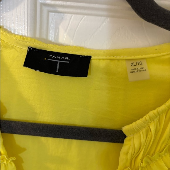 T TAHARI Cinched Waist Tiered Midi Dress, XL - Picture 11 of 11